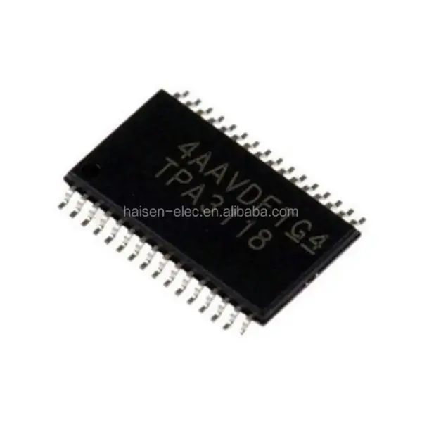 TPA3118 HTSSOP32 Zvukový zesilovač Reproduktor 1-CH Mono/2-CH Stereo 50W třídy D 32pinový HTSSOP Zvukové zesilovače TPA3118D2DAPR