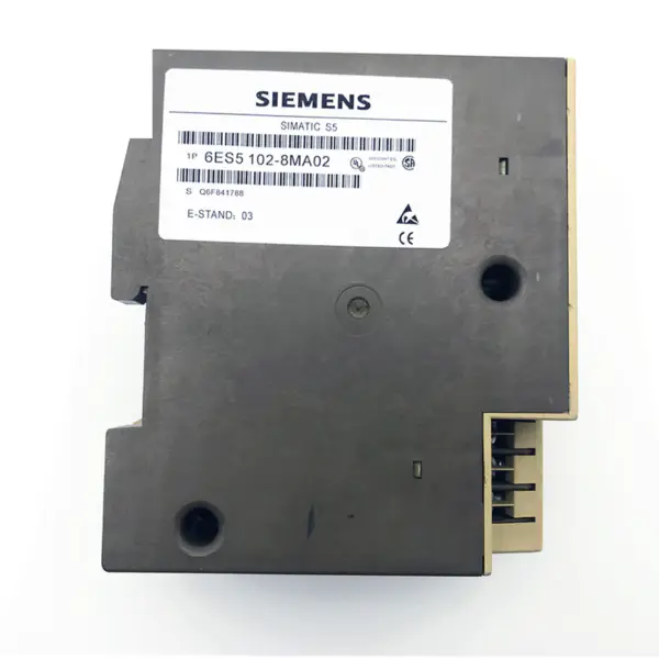 Siemens 6ES5 102-8MA02 SIMATIC S5 CPU 102 Centrální procesorová jednotka pro S5-100U s napájením 24V/9V DC