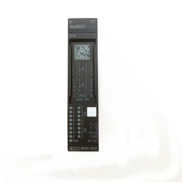 Siemens 6ES7131-6BH01-0BA0 SIMATIC ET 200SP Digitální vstupní modul DI 16x 24V DC Standardní vstup typu 3 sink