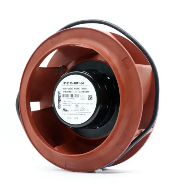 Německý ventilátor ebmpapst R1G175-AB41-64 pro čištění vzduchu EC s regulací otáček chladicího ventilátoru