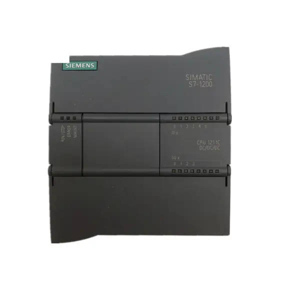 Siemens 6ES7211-1AE40-0XB0 SIMATIC S7-200 CPU 1211C compact CPU DC/DC/DC onboard I/O: 6 DI 24VDC 4 DO 24VDC 2AI 0-10VDC