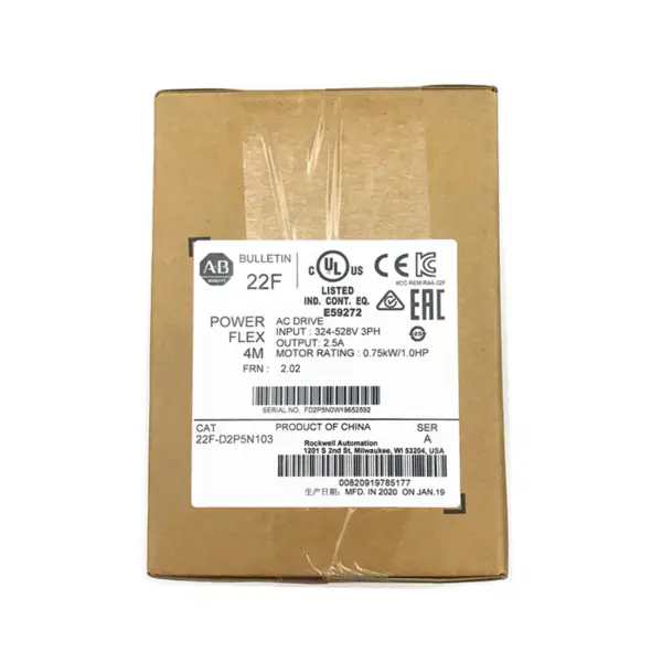 Nejprodávanější měnič allen bradley 22F-D2P5N103 s výrobní cenou