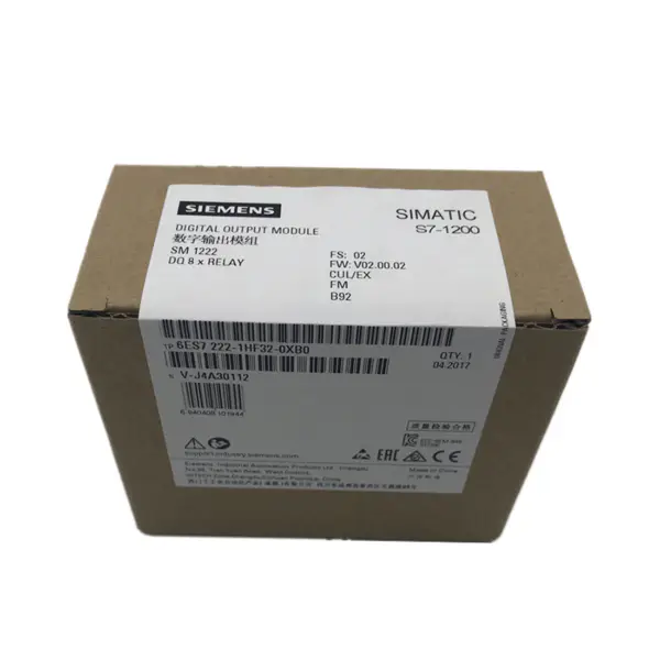 Siemens PLC Modul 6ES7222-1HF32-0XB0 SIMATIC S7-1200 Digitální výstup SM 1222, 8 DO relé 2 A