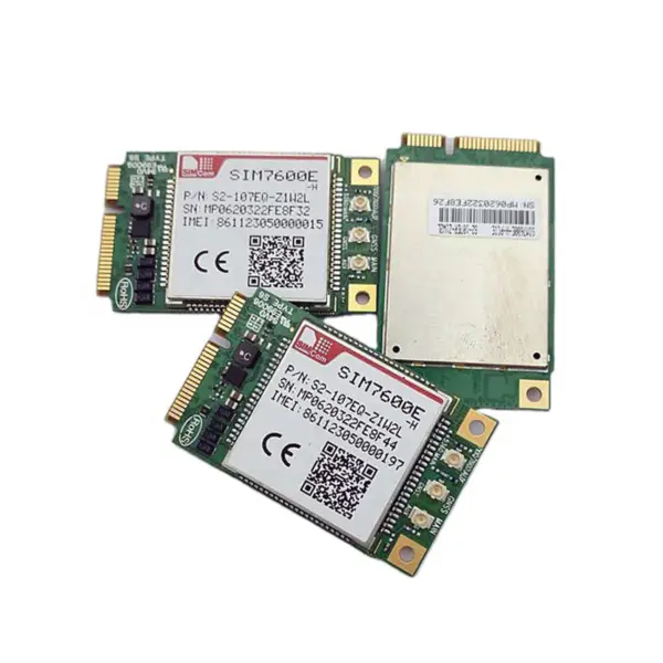 Simcom podporuje LTE-TDD/LTE-FDD/HSPA+/GSM/GPRS/EDGE LTE CAT4 GNSS 4G Modul SIM7600E-H-PCIE