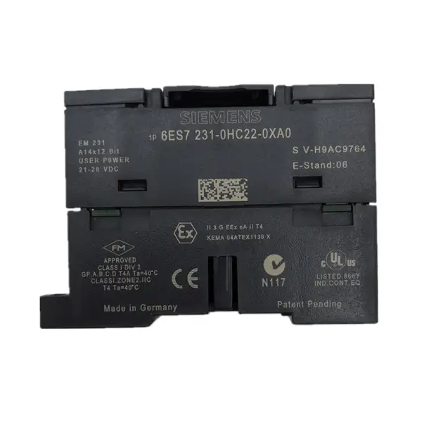 Siemens Modul 6ES7231-0HC22-0XA0 SIMATIC S7-200 Analogový vstup EM 231 pouze pro CPU S7-22X 4 AI 0-10V DC