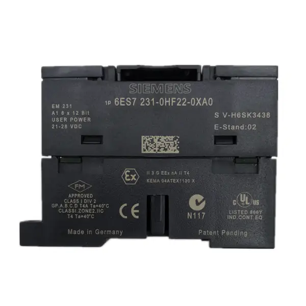 Siemens 6ES7231-0HF22-0XA0 SIMATIC S7-200 PLC Digitální vstupní modul1 rok záruky