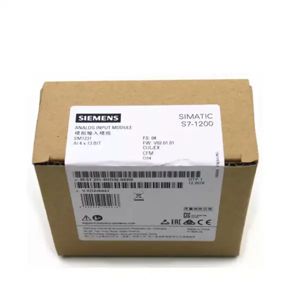 Vstupní modul Siemens S7-200 PLC 6ES7231-4HD32-0XB0 SIMATIC S7-1200 Analogový vstup SM 1231