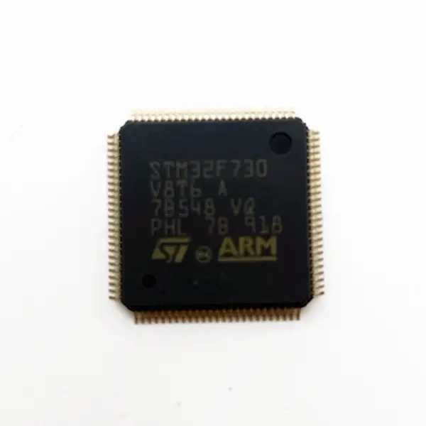 16 / 32bitové mikrokontroléry MCU STM32F730V8T6 MCU 32bitový Cortex M7 RISC 64KB Flash 3,3V 100-Pin LQFP