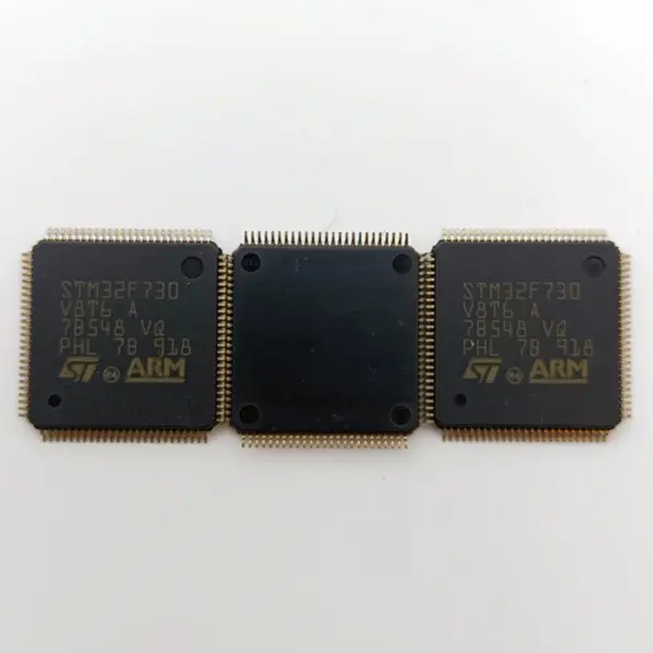 16 / 32bitové mikrokontroléry MCU STM32F730V8T6 MCU 32bitový Cortex M7 RISC 64KB Flash 3,3V 100-Pin LQFP
