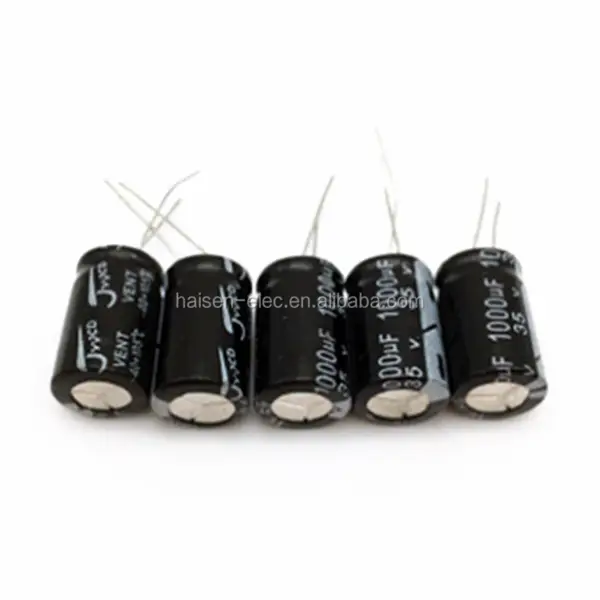 Zásuvný hliníkový elektrolytický kondenzátor 1000UF 35V 13*20 mm adobe premiérové prvky 35V/1000UF