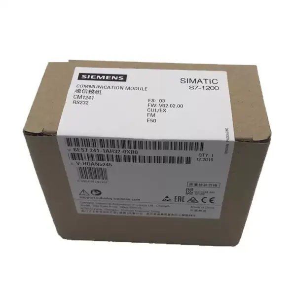 Siemens S7-200 PLC 6ES7 241-1AH32-0XB0 S7-1200 Komunikační modul CM 1241 RS232