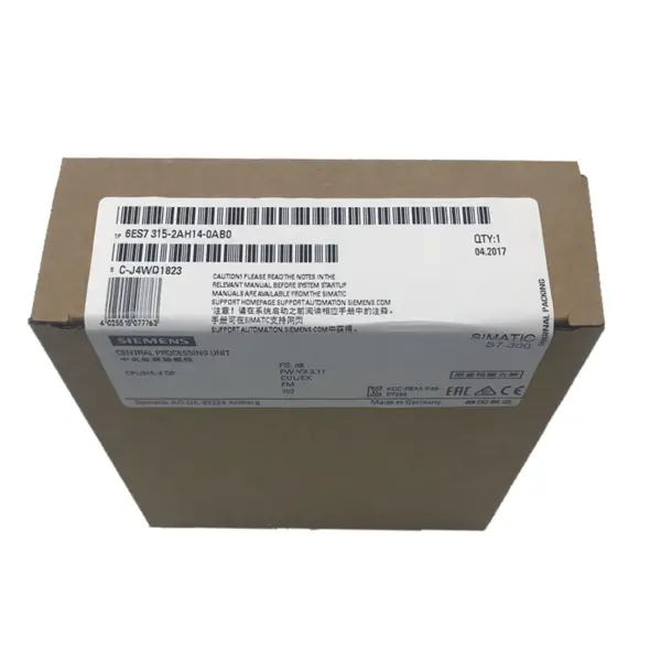 Siemens CPU Module SIMATIC S7-300 CPU 315-2DP do 3 pracovních dnů 1 kus PLC CPU 6ES7315-2AH14-0AB0 Vysoká kvalita DE