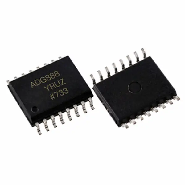 Analogový spínací integrovaný obvod ADG888YRUZ ADG888YRUZ-REEL ADG888YRUZ-REEL7 IC SWITCH DUAL DP4T 16TSSOP