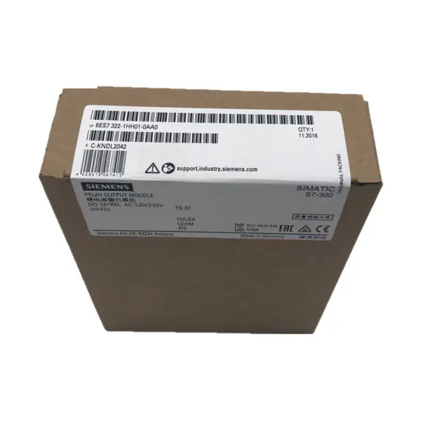 Výstupní modul Siemens 6ES7322-1HH01-0AA0 SIMATIC S7-300 PLC Digitální výstupní modul SM 322 Izolovaný 16 DO