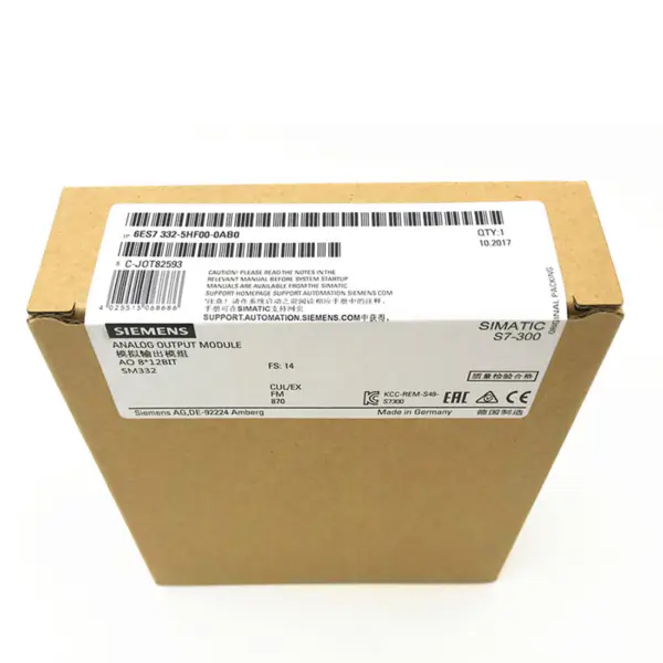 Siemens 6ES7332-5HF00-0AB0 6ES7 332-5HF00-0AB0