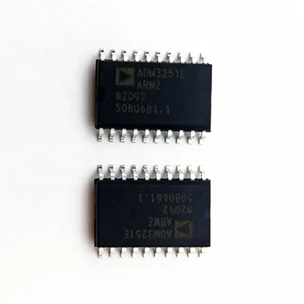 Digitální izolátory ADM3251EARWZ DGTL ISO 2500VRMS RS232 20SOIC IC CHIPS pro povrchovou montáž ADM3251EARWZ