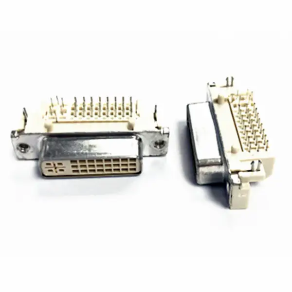 Konektor DVI Female Jack Vertical DIP 24+5 Pin DVI konektor Female 90 Degree pin Pro základní desku