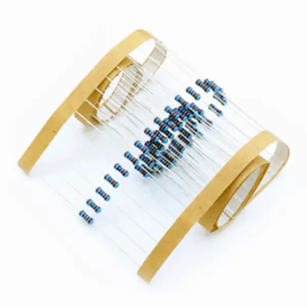 1/2/4W kovový filmový odpor 0R-22M 1% Tolerance 1R 1.8R 2.7R 3.9R 5.6R 10R 13R 22R 43R 62R 91R 10 Ohm Odpor elektroniky