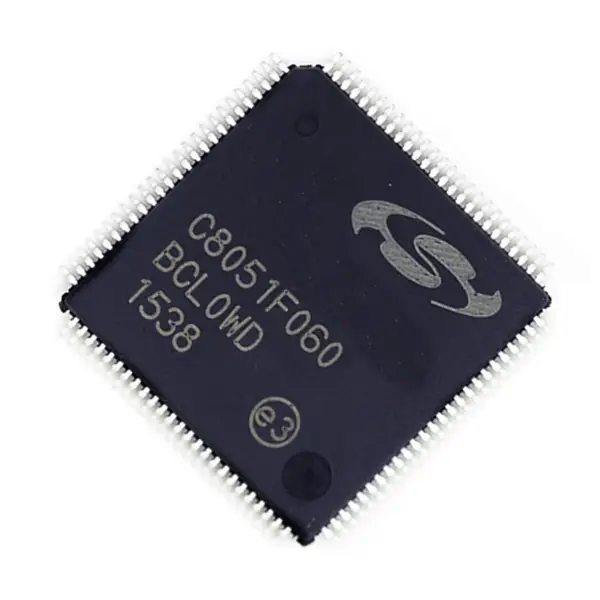 Čip mikrokontroléru C8051F060-TB C8051F060-GQ C8051F060-GQR 8051 25 MHz 64 kB CAN 8bitový MCUl