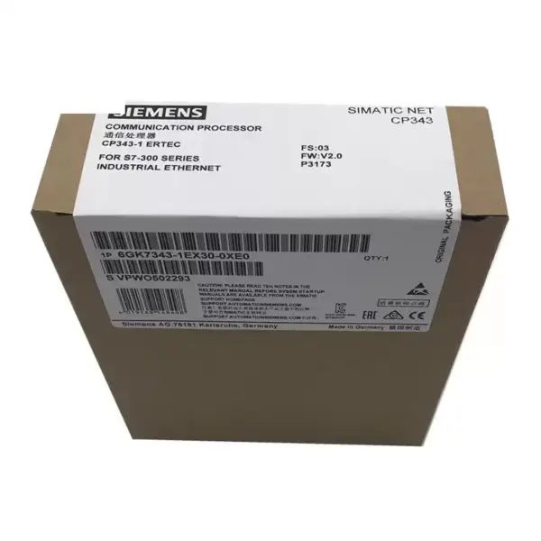 Procesor Siemens 6GK7343-1EX30-0XE0 Komunikační procesor CP 343-1 pro připojení SIMATIC S7-300