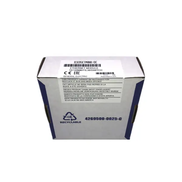 PLC G E IC695ETM001-DE Rx3i Ethernet Modul a balíček Průmyslové zařízení 200-230V 1,5 KW JP