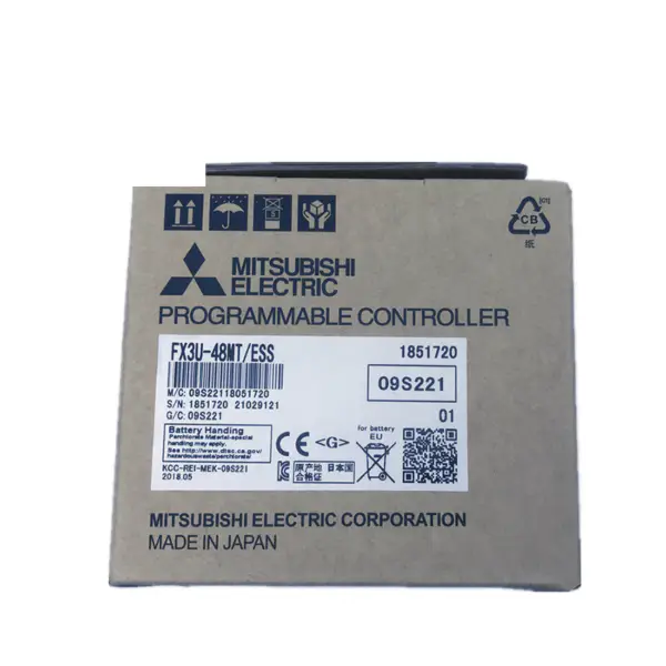 Mitsubishi PLC AC Power 24 In Out Tranzistorový zdroj typu FX3U-48MT/ESS