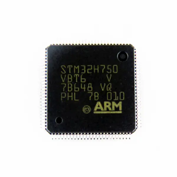 mikrokontrolér STM32H7 série STM32H750VBT6 IC MCU 32BIT 128KB FLASH 100LQFP