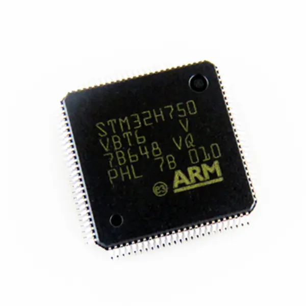 mikrokontrolér STM32H7 série STM32H750VBT6 IC MCU 32BIT 128KB FLASH 100LQFP