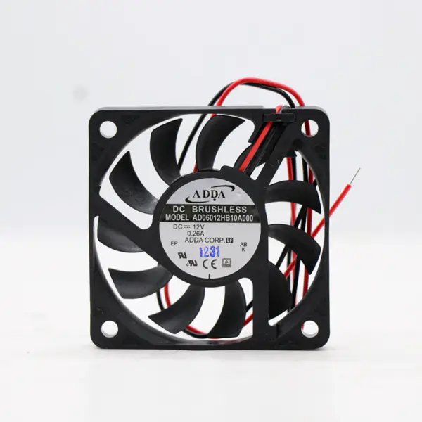 AD06012HB10A000 6010 6 CM DC12V 0,26A Bezkartáčový kompaktní turbo axiální ventilátor pro projektory Mingji