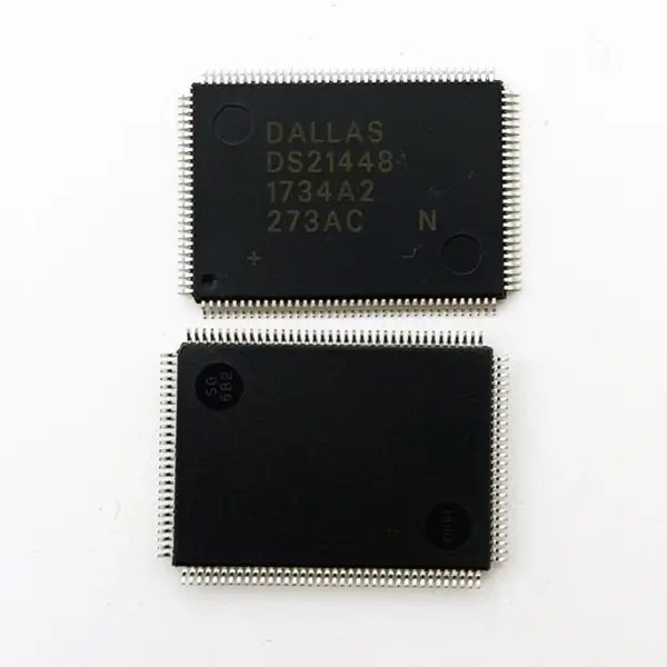 Čipy IC DS21448LN+ DS21448LN DS21448L IC TELECOM INTERFACE 128LQFP