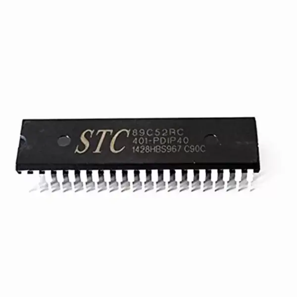 Elektronické součástky DIP-40 IC mikrokontrolér MCU STC89C52RC-40I STC89C52RC