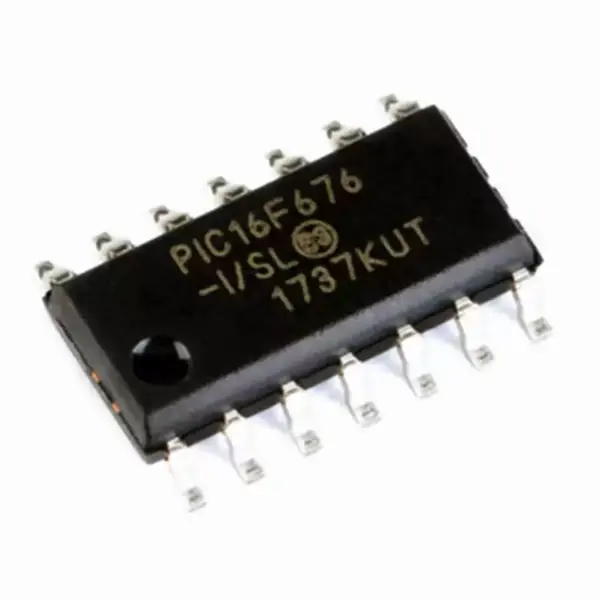 Elektronické součástky mikrokontrolér PIC16F676-I/P PIC16F676-I/SL PIC16F676 IC MCU 8BIT 1.75KB FLASH 14DIP