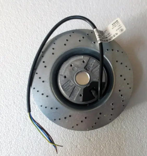 ebm-papst R2E180-AS77-05 Frekvenční měnič Průmyslový chladicí ventilátor 230V 0.36A 82W Velikost 180mm Odstředivé ventilátory