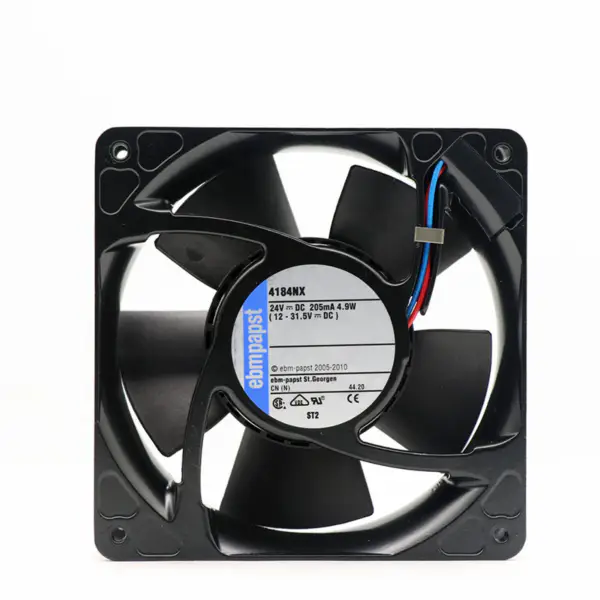 Ebmpapst 4184NX 24V DC 12038 Axiální kuličková ložiska Kompaktní chladicí ventilátory pro průmysl výkonové elektroniky