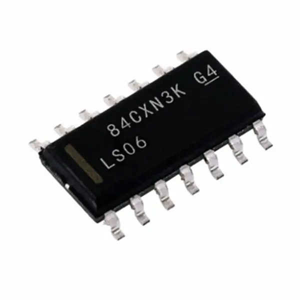 Integrovaný obvod invertor vyrovnávací paměť/řidič SN74LS06DR SN74LS06 IC INVERTER OPEN 6CH 6-IN 14SOIC
