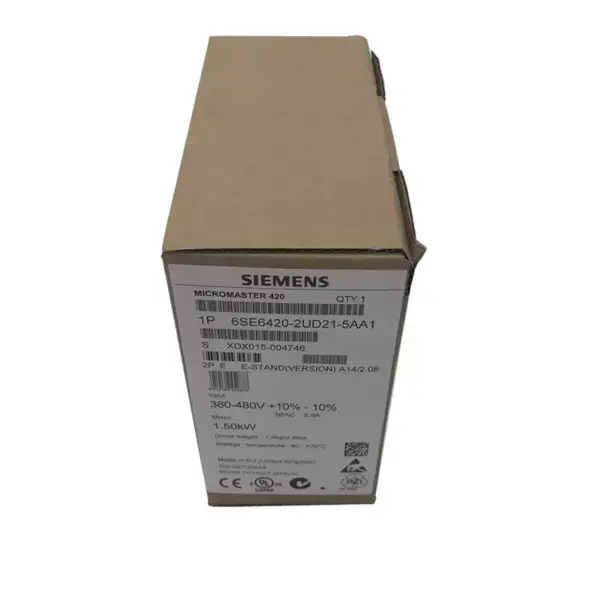 Siemens MICROMASTER 420 1,5 kW 6SE6420-2UD21-5AA1