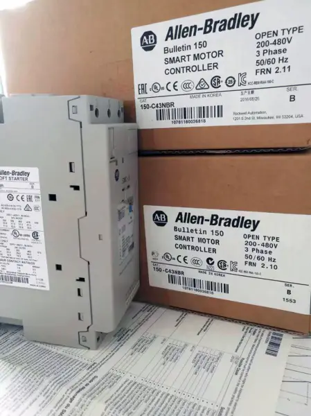Allen bradley smart motor controller allen bradley 1769-l33er 150-C108NCD