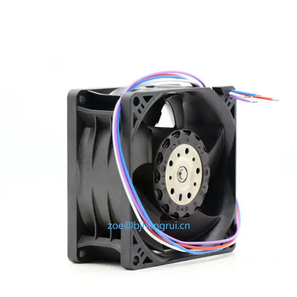 EBM-Papst 8214J/2H3PU DC ventilátor Kuličková ložiska 24V 25W 12000RPM 112CFM 66dBA Chladicí ventilátor pro montáž na přírubu