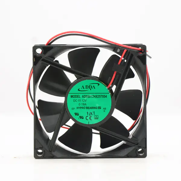 ADDA AD08012HX257004 Axiální ventilátor 12V 0,18A 80*80*25MM Vysokorychlostní ventilátor chlazení skříně