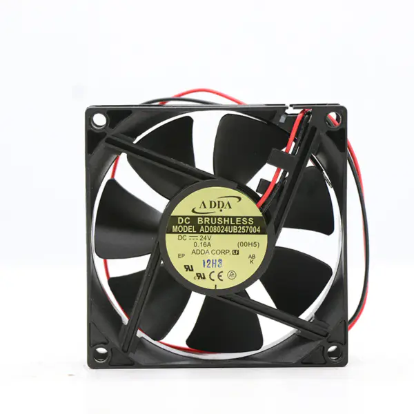 ADDA AD08024UB257004 Axiální ventilátor 24V 0,16A 80 80 25MM Ultra vysokorychlostní chladicí ventilátor