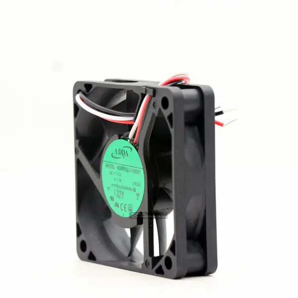 Nový originální axiální chladicí ventilátor ADDA AG06012UX159301 DC plast 6015 12V 0,17A se slitinovými ložisky