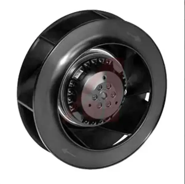 EBMPAPST R2E225-AT52-19 AC zpětně zakřivený motorizovaný odstředivý chladicí ventilátor s oběžným kolem