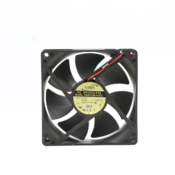 ADDA AD0912UB-A70GL 92x92x25mm 12V DC 60 CFM Kuličková ložiska Ultra High Speed Axiální chladicí ventilátor