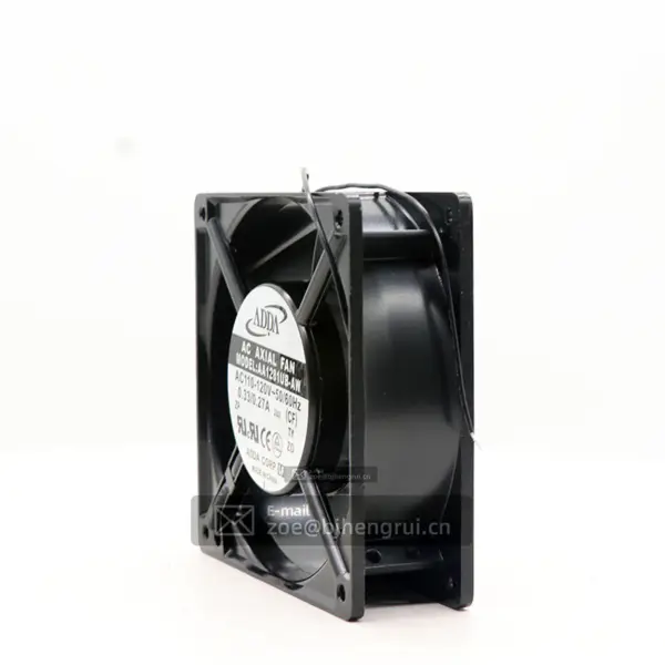 ADDA AA1281UB-AW 120MM 115VAC 107CFM 48.1DB 12038 Axiální chladicí ventilátor