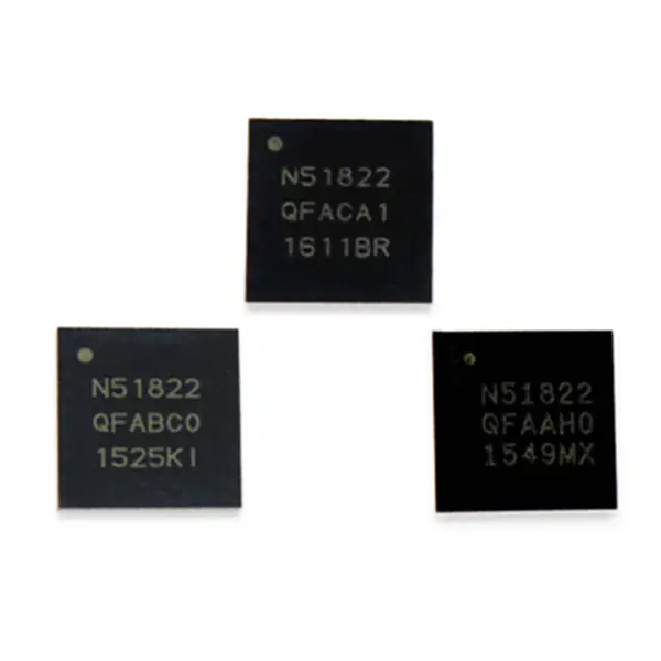 Integrovaný obvod NRF51822 NRF51822-QFAB QFAA QFAC MPU RISC 32-bit 4,2V 48-Pin QFN