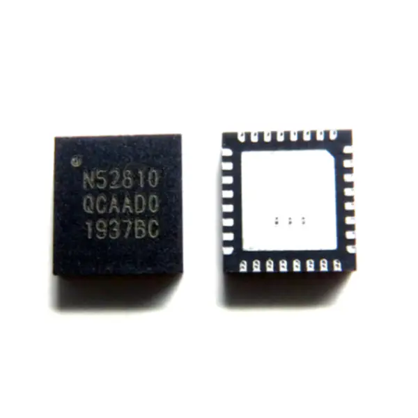 RF BLE5.0 čip s nízkou spotřebou NRF52810-QCAA-T NRF52810-QCAA-R NRF52810-QCAA-R7 IC RF TXRX+MCU BT 32WFQFN