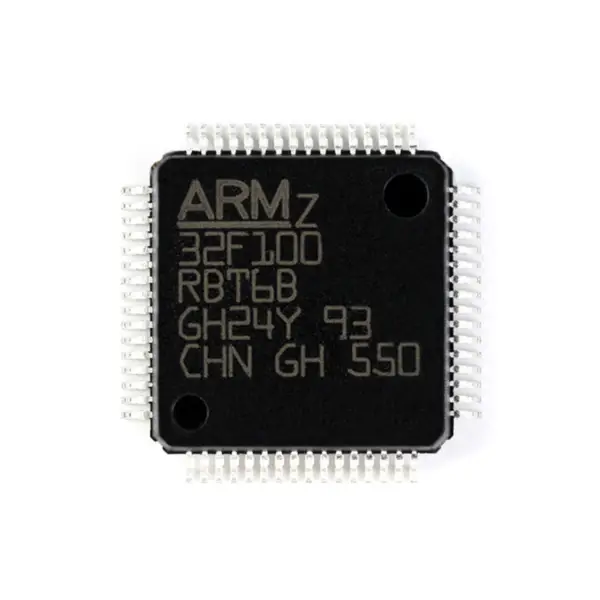 Mikrokontrolér IC čip STM32F100RBT6BTR STM32F100RBT6B IC MCU 32BIT 128KB FLASH 64LQFP