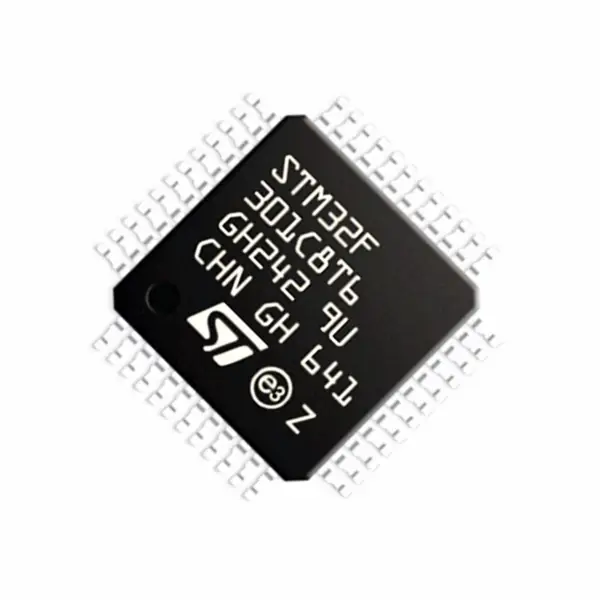 Mikrokontrolér IC čip STM32F301C8T6TR STM32F301C8T6 IC MCU 32BIT 64KB FLASH 48LQFP