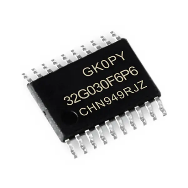 Integrovaný obvod Mikrokontrolér STM32G030F6P6 STM32G030F6P6TR IC MCU 32BIT 32KB FLASH 20TSSOP