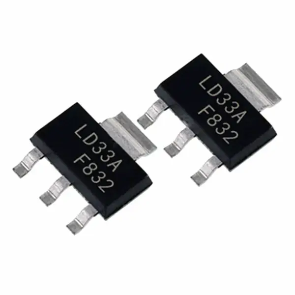 Čip regulátoru napětí LD1117A LD1117AS33TR IC REG 3,3V 1A SOT223